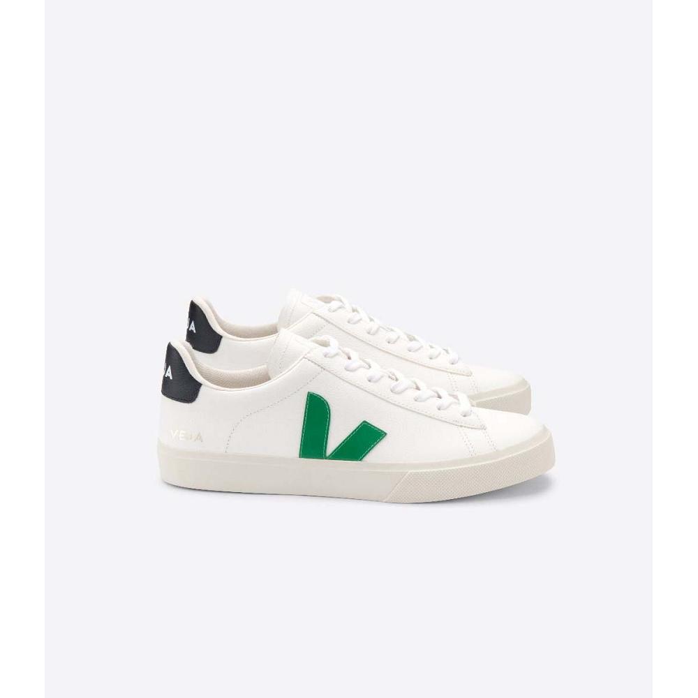 Veja CAMPO CHROMEFREE Low Tops Sneakers Heren White/Black | BE 204JPQ